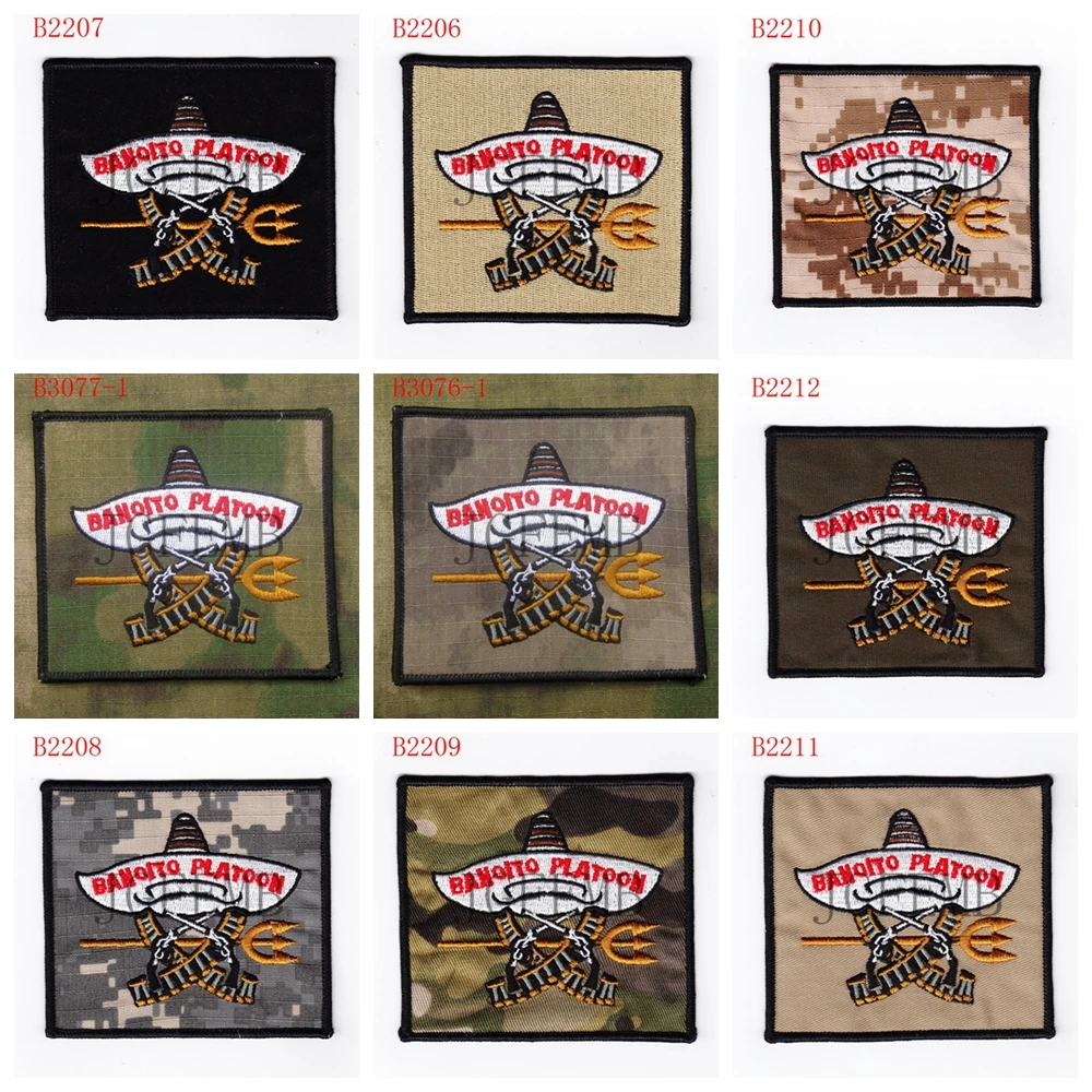 Тактическая вышитая нашивка ACT OF VALOR Bandito Platoon SealTeam6
