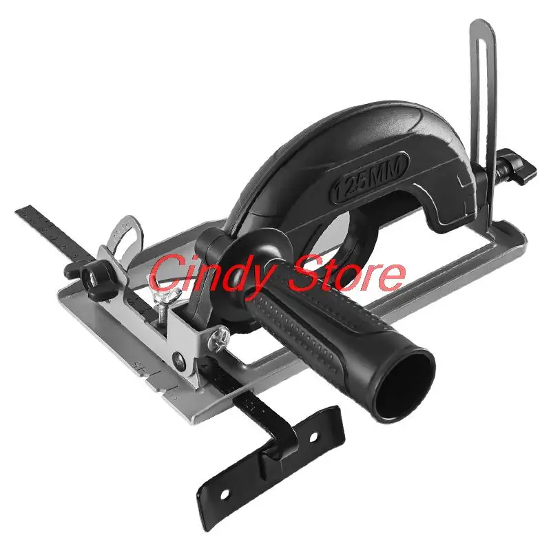 

45° Adjustable Cutting Depth Positioning Bracket Angle Grinder Retrofit Cutting Machine Slotting Base For100-125MM Angle Grinder