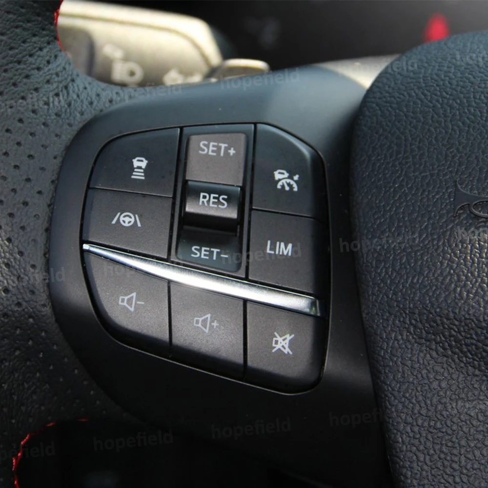

Для Ford Focus MK4 2019 2020 Fiesta Автомобильное рулевое колесо ACC адаптивный переключатель круиз-контроля Кнопка ограничения громкости звука скорости