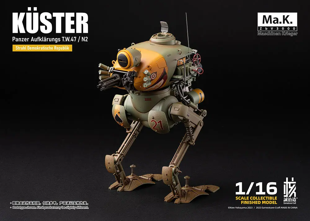 Коллекционная фигурка Earnestcore Craft Finished Model Ma K Kow Yokoyama 1:16, лимитированная прозрачная версия, для взрослых коллекционеров (art.: 3920db139ff33) - 3920db139ff33