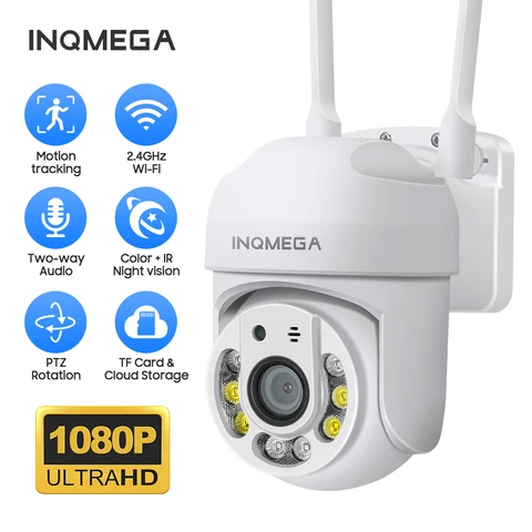 IP-камера INQMEGA YCC365 Plus купольная Беспроводная с поддержкой Wi-Fi, PTZ, 1080P