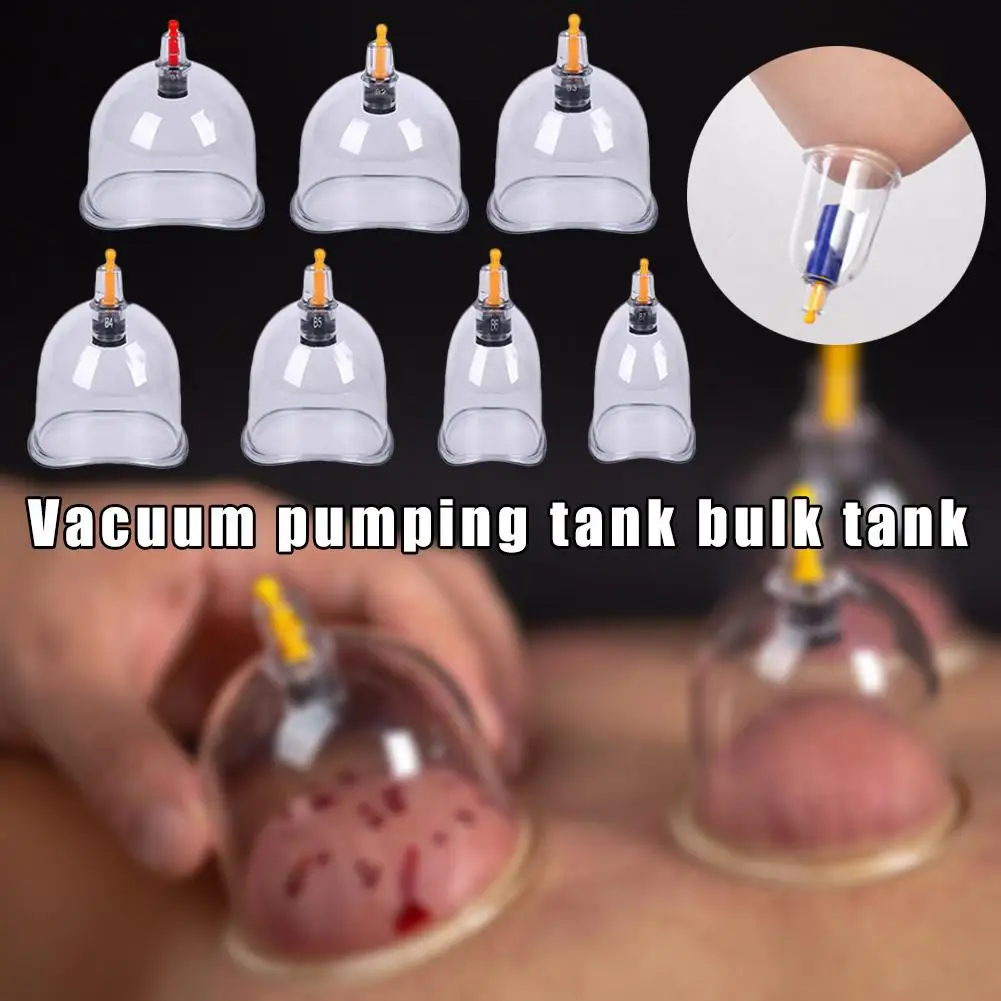 

1pcs Vacuum Cupping Massage Jar Cans Chinese Medicine Physiotherapy Anti-Cellulite Suction Cups Body Massager Healthy Care