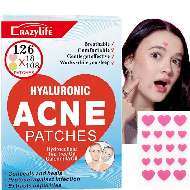 

126 шт., патчи для удаления прыщей на лице