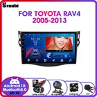 Автомагнитола 2 Din, Android 10,0, IPS, для Toyota RAV4 2005-2013, RDS, DSP, 48EQ, GPS-навигация, мультимедийный видеоплеер, 4G net, Wi-Fi, DVD