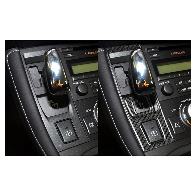 Черные наклейки из углеродного волокна декоративные аксессуары для салона