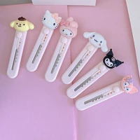 sanrioed art knife kawaii melody kuromi hellokitty pom purin cinnamoroll cute anime paper cutter student utility tool stationery