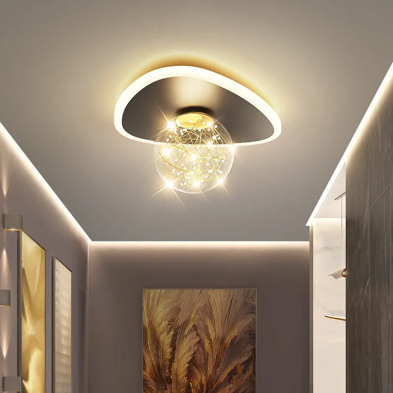

New aisle light led creative All over the sky small ceiling light porch cloakroom balcony light Nordic corridor lamps