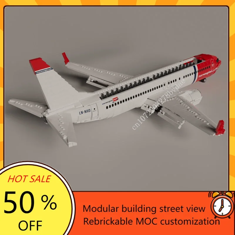 2128 шт. масштаб 1:51 строительные блоки MOC Дельта B737 самолёт Боинг модели аэробуса