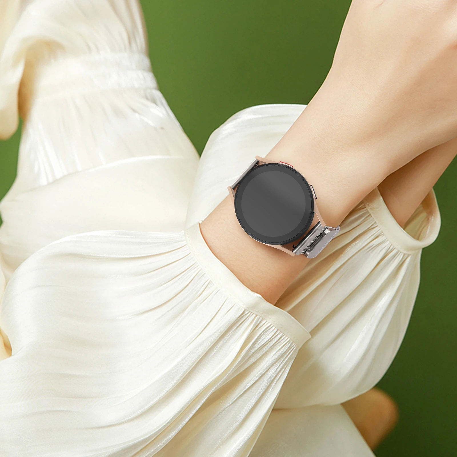 20mm Magnetic Strap For Samsung Galaxy watch 4/Classic/3/Active 2/46mm/42mm band Gear S3 Frontier bracelet Huawei GT/2/Pro