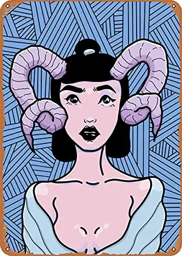 

Horny Vintage Look Metal Sign Patent Art Prints Retro Gift 8x12 Inch