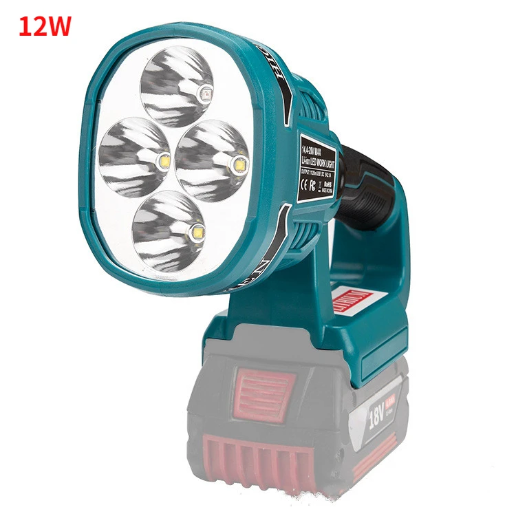 Портативный фонарик ZWINCKY для аккумуляторов Bosch 14.4В 18В