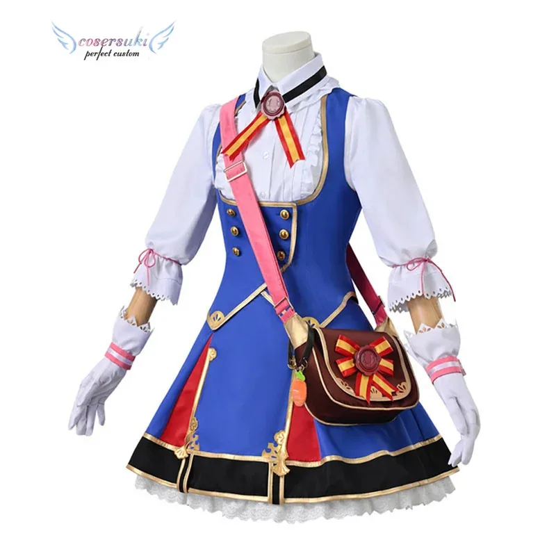 Фото CyUma Musume Pretty Derby Meisho Doto Косплей для Хэллоуина, Рождества, карнавала, новогодней вечеринки, костюм №2