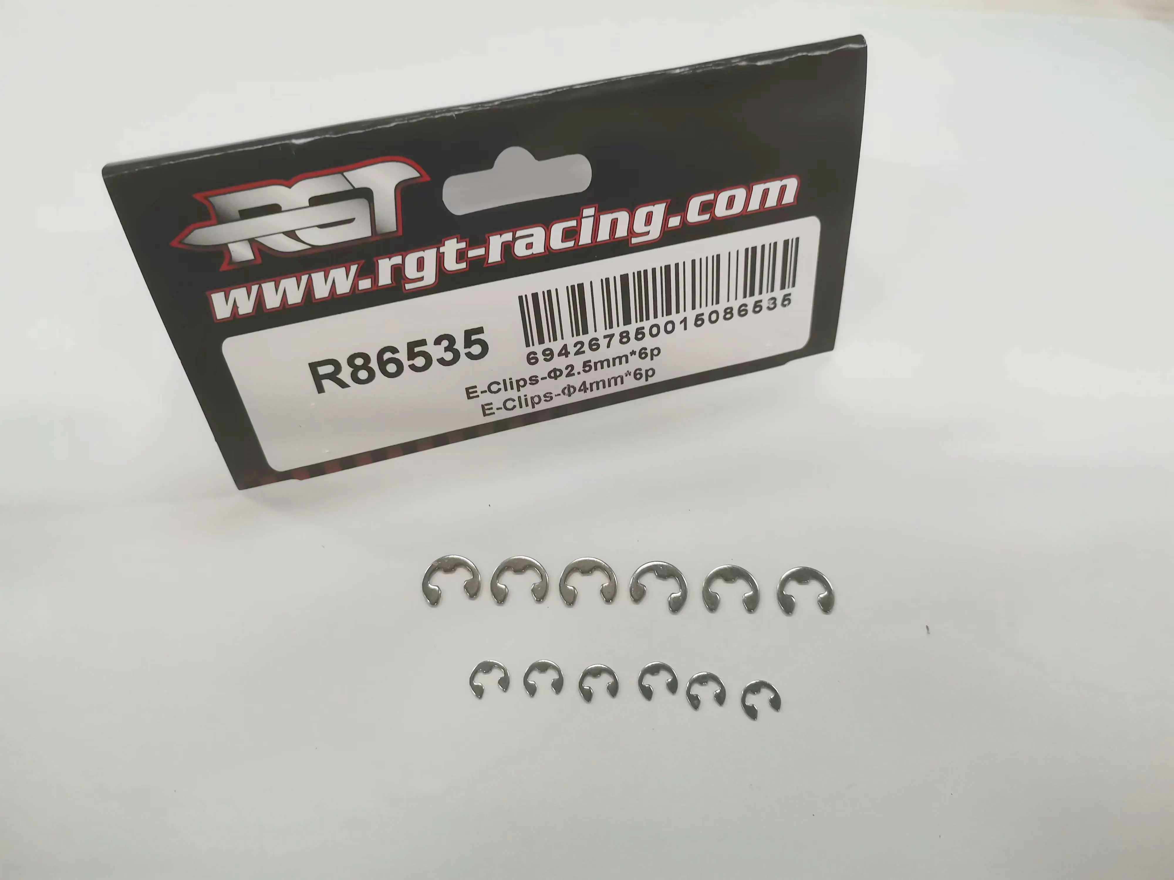 

Spare Parts R86535 E-Clips-Φ2.5mm*6p E-Clips-Φ4mm*6p For RGT EX86170 1/10 RC Electric Remote Control Off-road Vehicles Cars