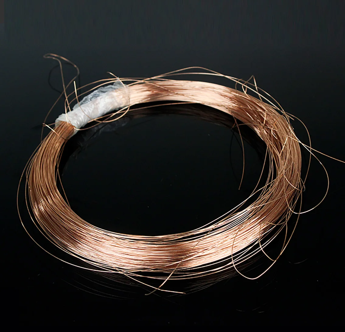 

Diameter 0.3/0.4/0.5/0.6/0.8/1/1.5/2/2.5/3/4/5mm T2 Copper Wire Conductive Copper line Red copper Line Bare Wire Handmade DIY