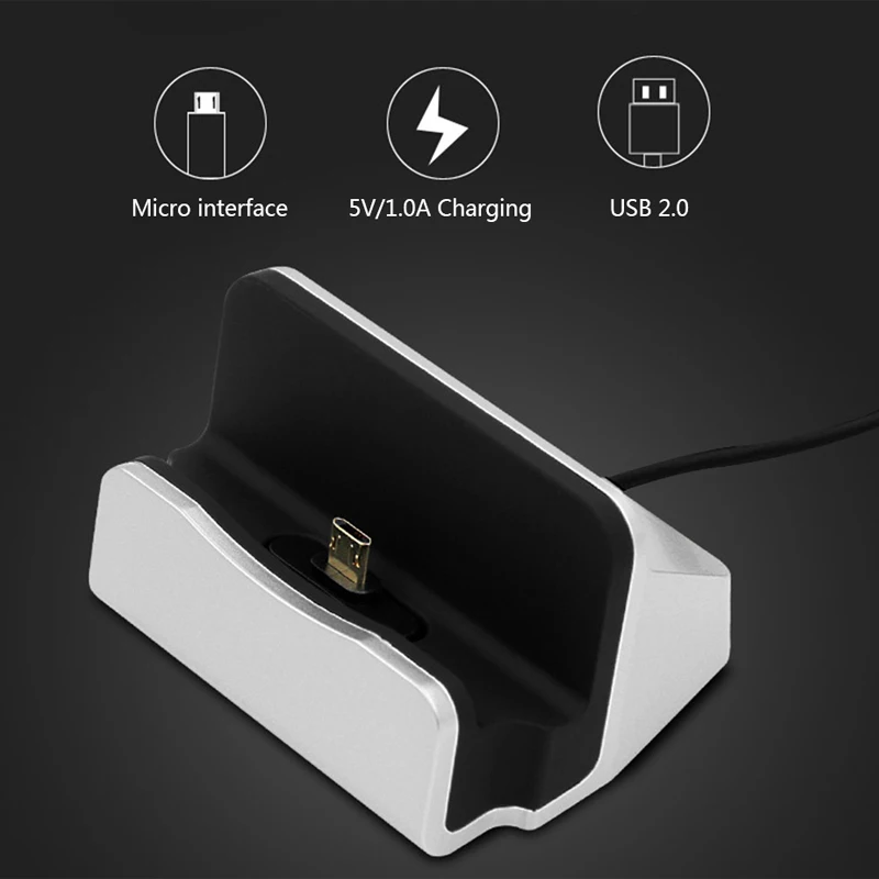 Беспроводная зарядная док-станция для iPhone12 Samsung Android Type-C