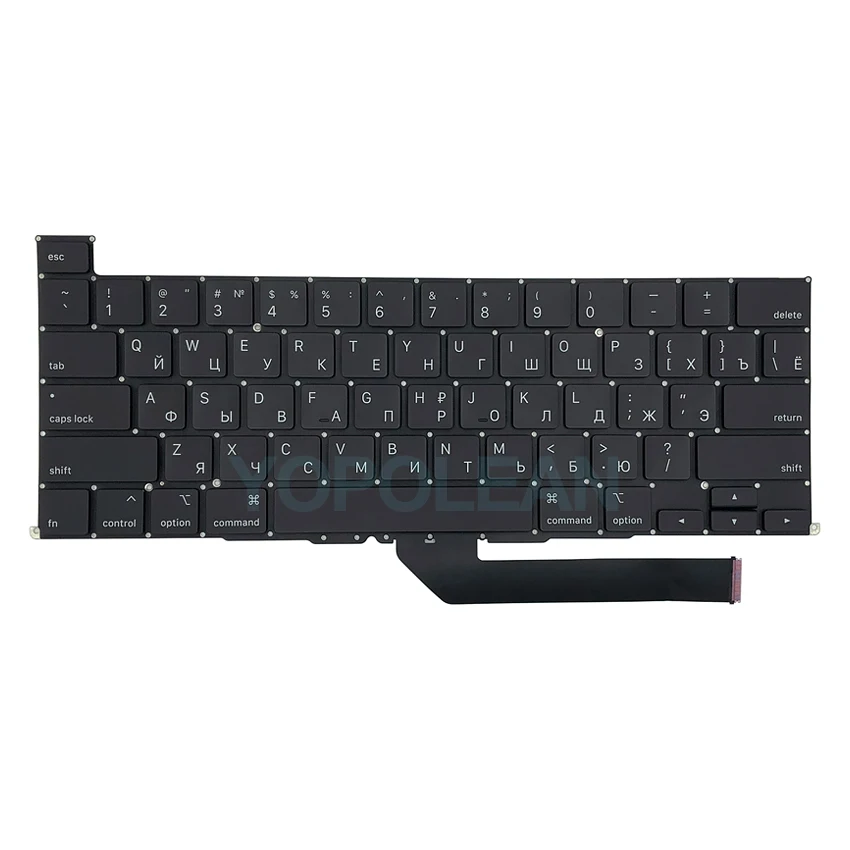 Новая клавиатура A2141 с русской раскладкой для MacBook Pro Retina 16 дюймов 2019 года EMC 3347 |