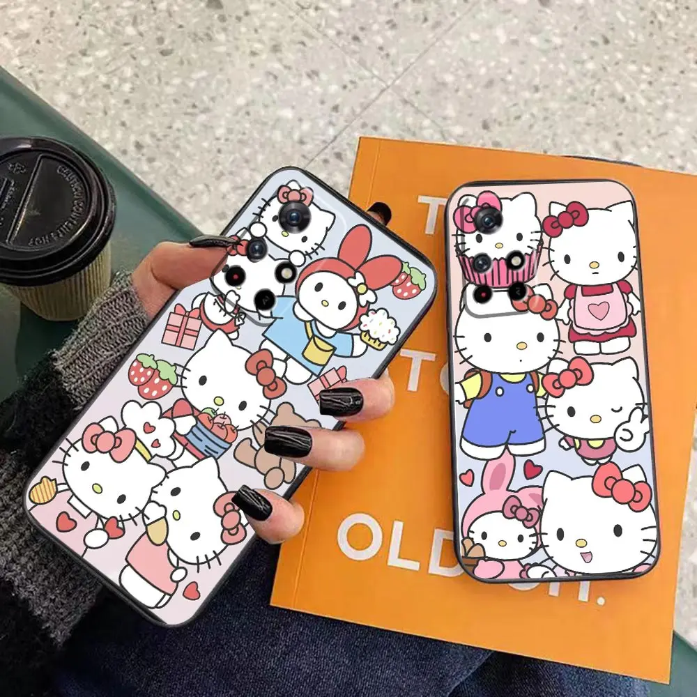 

Funda Coque K40 Case For Redmi NOTE 11 11 4G 10 9 9S 8T 8 7 K40 K30 K20 10 10C 9 9C 8 8A Pro 5G Case Para Cute Hello K-Kitty