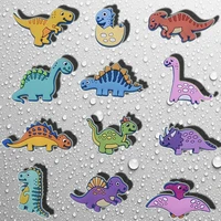 1pcs shoe charms decorations fits for crocs accessories dinosaur pins boys girls kids women teens christmas gifts party favors