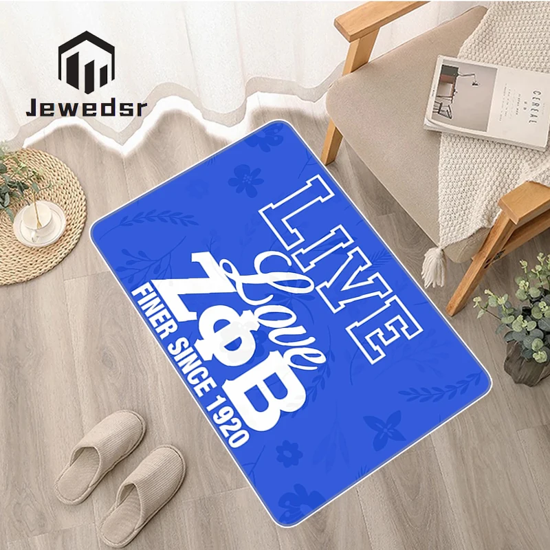 

Zeta Phi Beta Doormat for Entrance Door Kitchen Carpet Bathroom Mat Kawaii Rug Long Corridor Carpet Doormats Balcony Decorations
