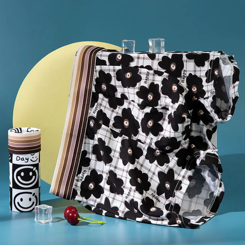 Боксеры мужские антибактериальные нижнее белье с мультяшным рисунком