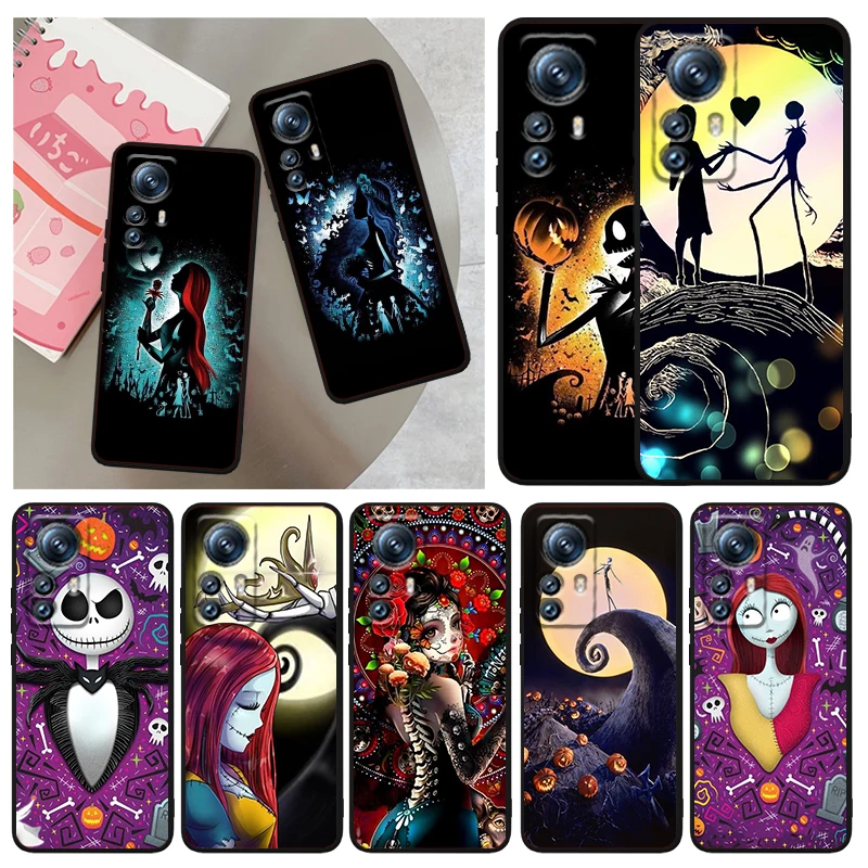 

Nightmare Christmas Jack Art Phone Case For Xiaomi Mi 13 12T 12S 12X 12 11 11T 11i 10T 10 9 Pro Lite Ultra 5G Funda Black Cover