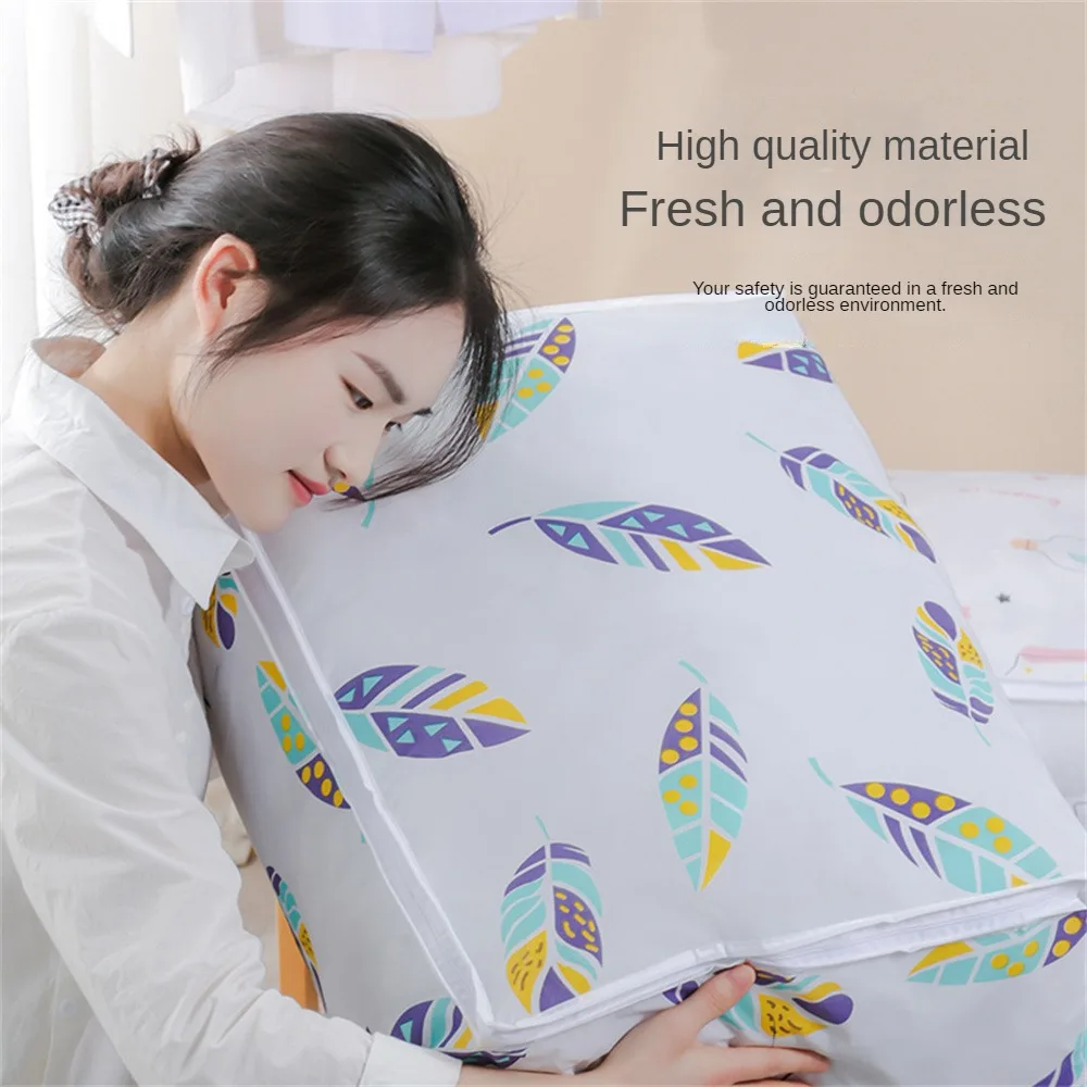 

Odorless Dust Bag Translucent Frosted Texture Sundry Storage Bag Peva Material Wear-resistant Clothes Cabinet Moisture-proof
