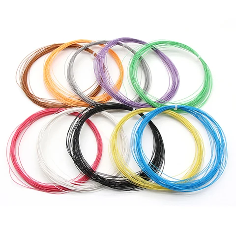 5~500m 40AWG UL10064 FEP Wires PTFE Plastic Insulation Ultra Fine Micro Litz Line High Conductivity Tinned Copper Soldering Wire