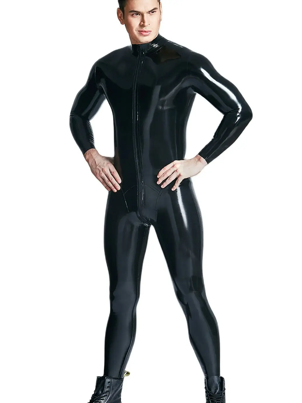 

Фетиш, мужской костюм кошки, латексное нижнее белье, сексуальная полная маска, латексное боди, сексуальный латексный костюм, мужские перчат...