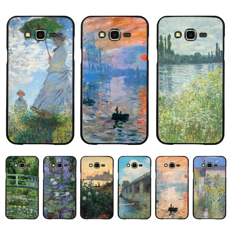 

Claude Monet Phone Case For Samsung J 7 plus 7core J7 neo J6 plus prime J6 J4 J5 Mobile Cover