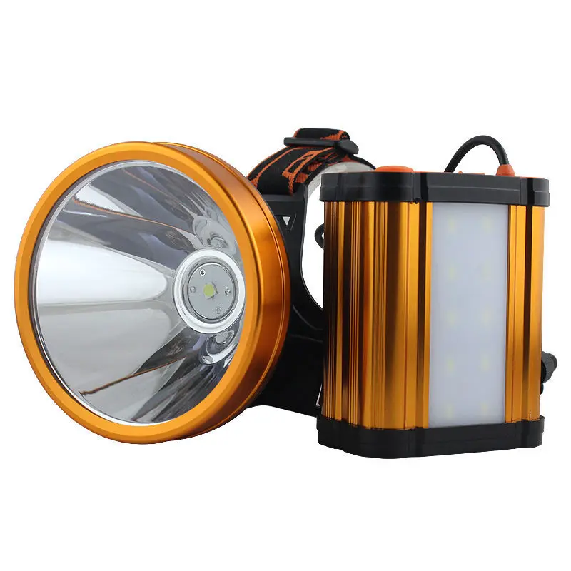 

Ultra Power Headlamp USB Rechargeable Waist Hanging Head-Mounted Led Super Bright Headlight Miner's Lamp Durable Fish Light