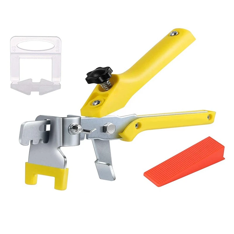 

Tile Leveling System 300 Piece Tile Spacers 100 Piece Reusable Wedges With 1 Piece Floor Tiles Pliers