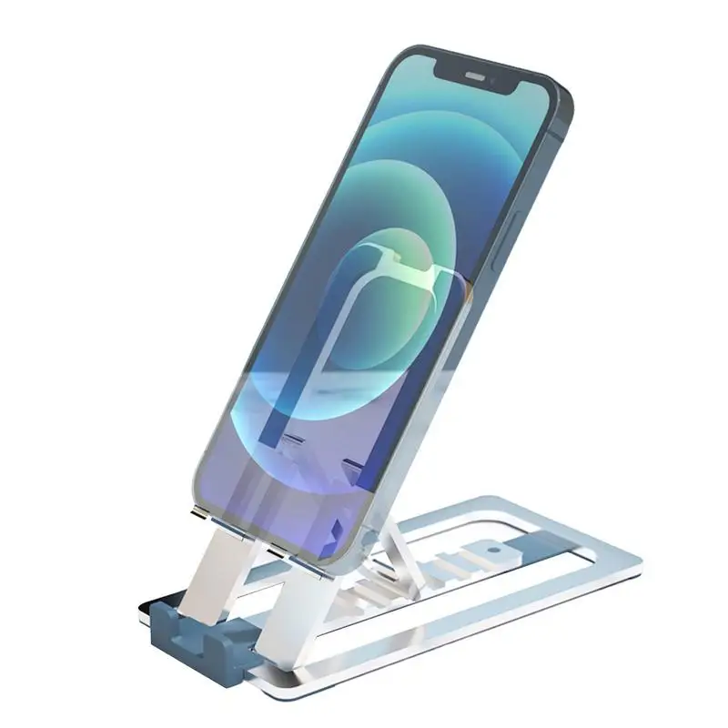 

Foldable Tablet Support Stand Portable Desktop Phone Holder Multi-Angle Desktop Stand Dock Pocket Travel Phone Holder Compatible