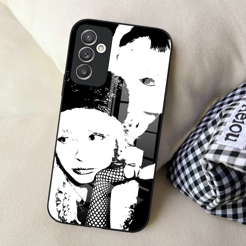 Чехол Enya для телефона Samsung S24 Ultra S23 S22 S20 Fe S21 Plus Galaxy A54 A34 A24 A53 Note 20 стеклянный чехол