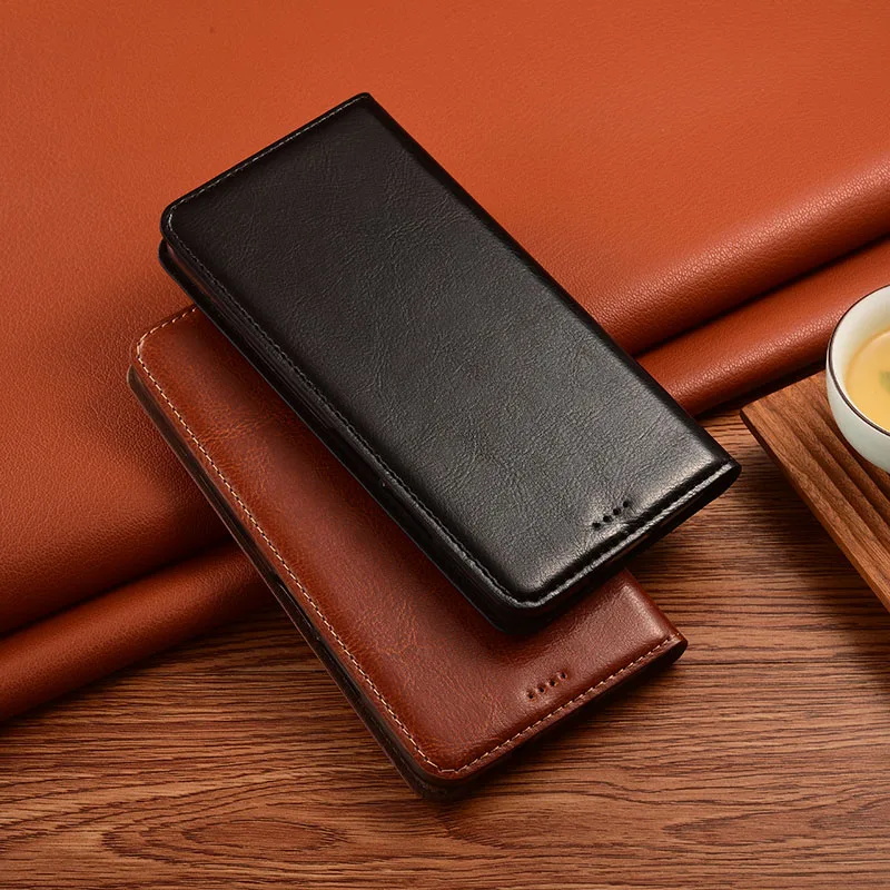 

Luxury Genuine Leather Case For XiaoMi Mi A1 A2 A3 5X 6X CC9 CC9e Pro Mi Play Cases Retro Crazy Horse Wallet Flip Cover