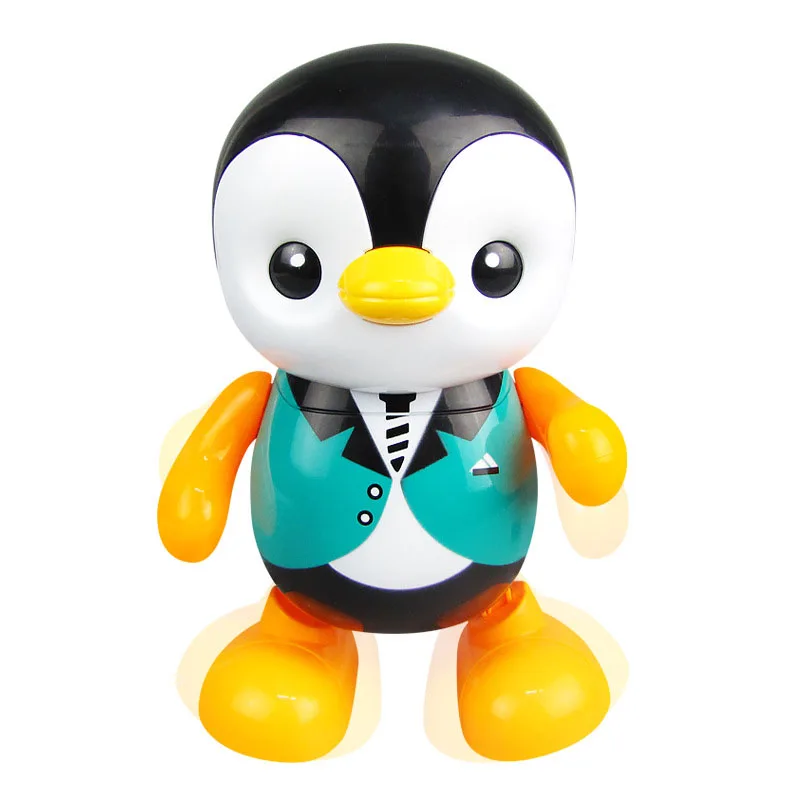 Baby Crawling Toys Dancing Swinging Cute Penguin Electronic Pet with Light Music Interactive Children's Toys Kid Toddler Gifts