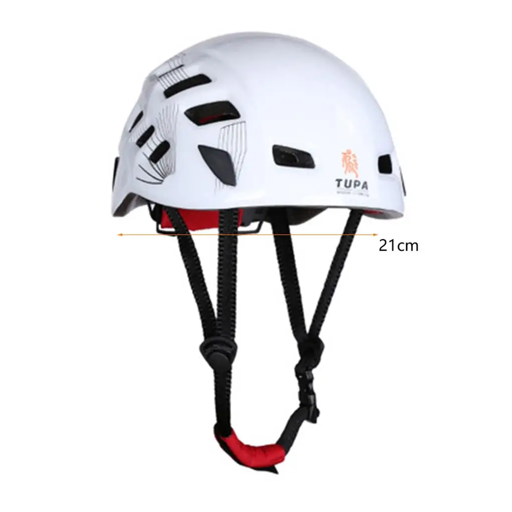 

Helmet Outdoor Sports Head Guard Protector with Strap Adjustable Headgear Cycling for Mountaineering Backpacking Camping