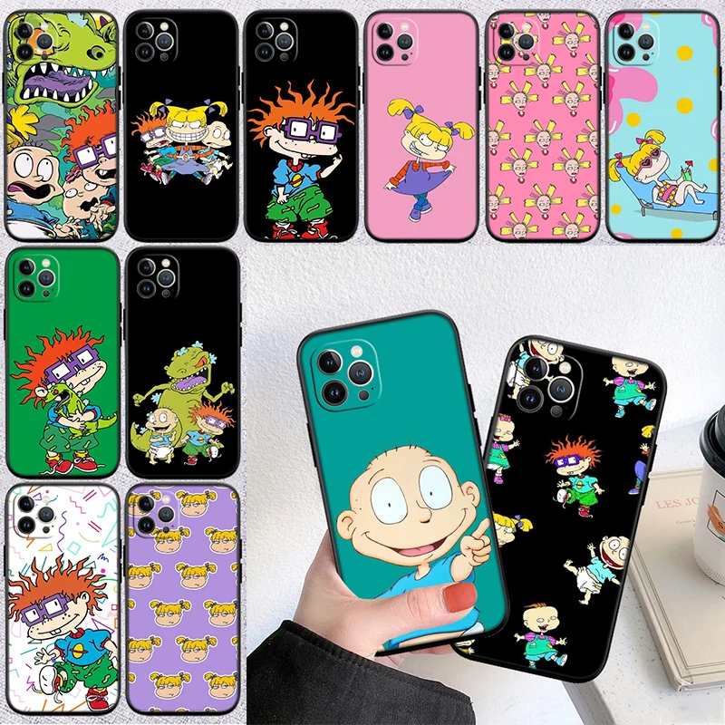 Фото Новый высококачественный чехол IJ47 R-Rugrats для iPhone SE, X, XS, XR, 16E, 17, 11 Pro Max, 8, 7, 6, 6s Plus, Air №1