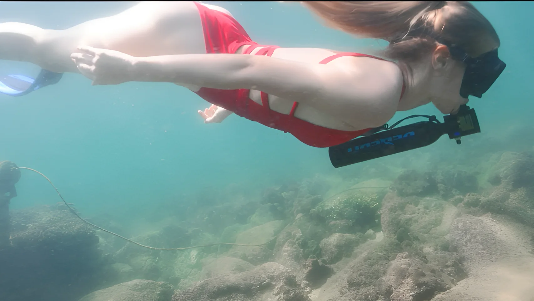 Trimix Lung Tank DiveEasy: Маска для подводного плавания на все лицо с простым в