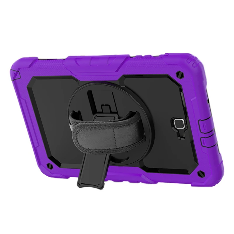 

Чехол для планшета с вращающейся подставкой и ремешком на руку, подходит для Samsung Tab A 10,1 дюймов