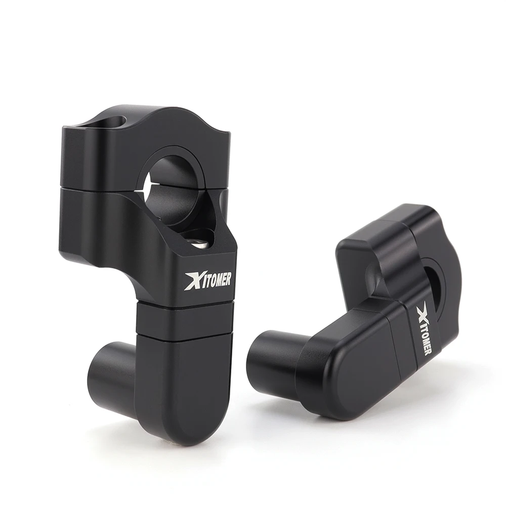 

Подходит для Suzuki, Yamaha, Kawasaki, BMW, Honda, KTM, Triumph, 22 мм, 7/8 дюйма, универсальные поворотные подставки для руля мотоцикла из алюминия с ЧПУ.