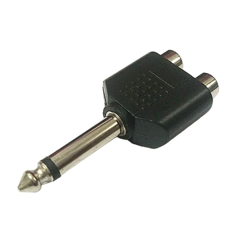 Качественная передача звука 6 35 мм на звуковые разъемы папа 2 гнезда Звуковой