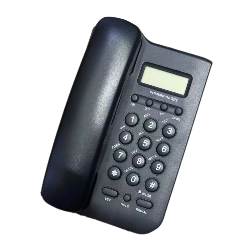 N80D Corded Telephone for Desk Landline Desktop House Phone Seniors Caller Integrated Telephone with Call for Home