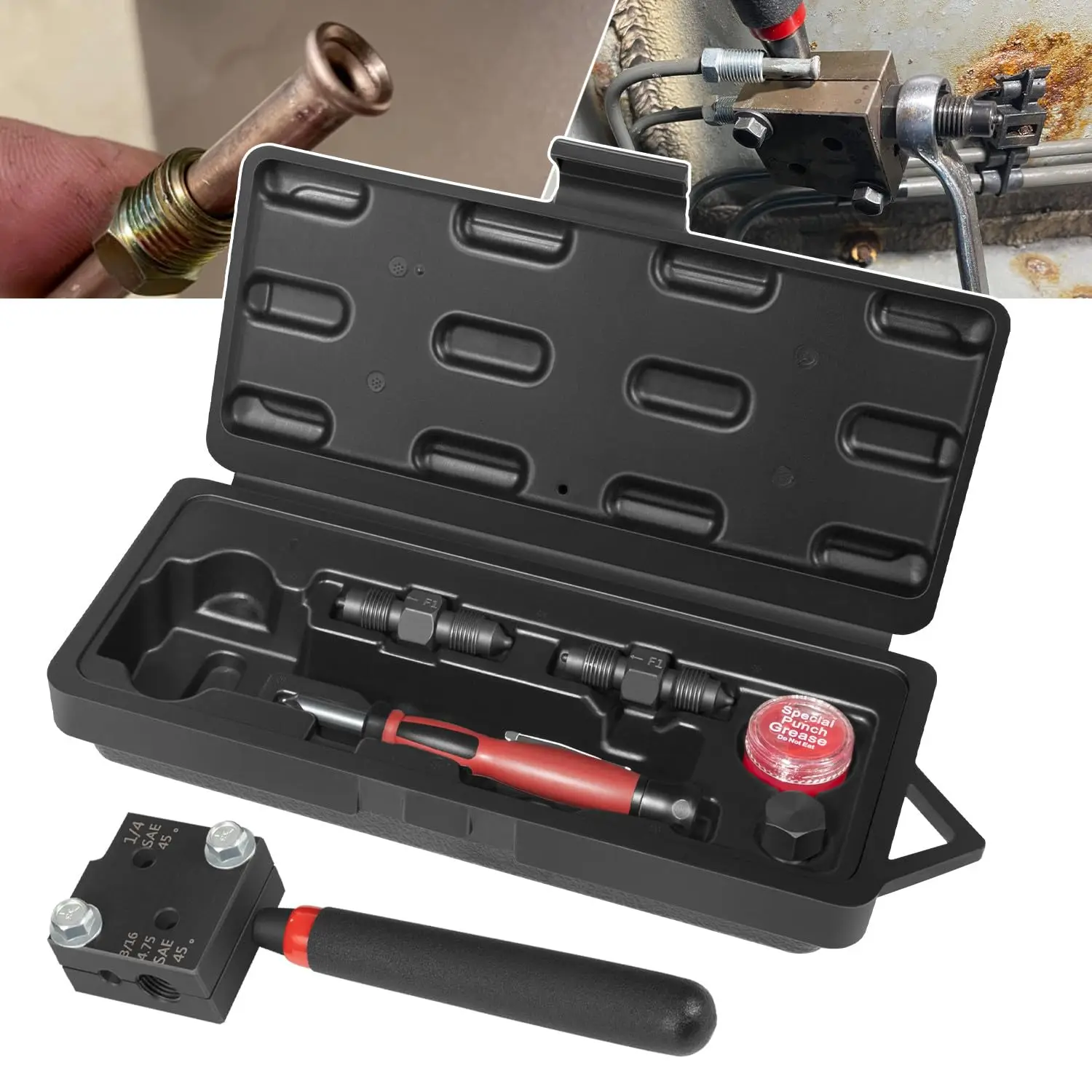 Развальцовочный инструмент 33260 для создания одинарных или двойных расширителей