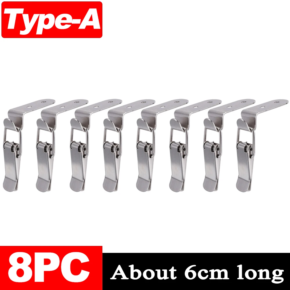 

Металлические замки «утконос» серебристого цвета