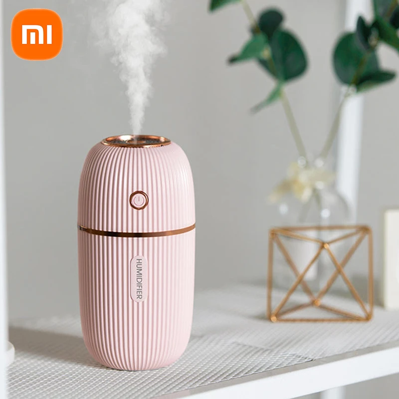 

Новинка 2022, портативный Электрический увлажнитель воздуха 300 мл, диффузор ароматического масла, USB распылитель холодного тумана с красосвет...