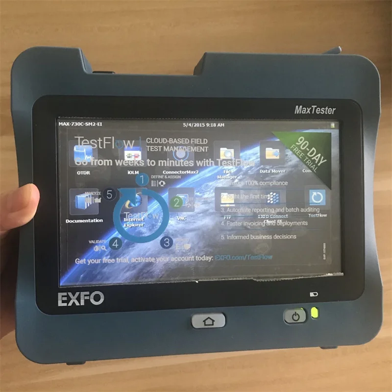 Новый оригинальный телефон EXFO MAX-730C-SM2 PON/METRO OTDR 1310/нм Live нм три длины волны с