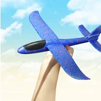 6pcs hand throwing plane circle around airplane aircraft aviation model child parent interactive for adults children