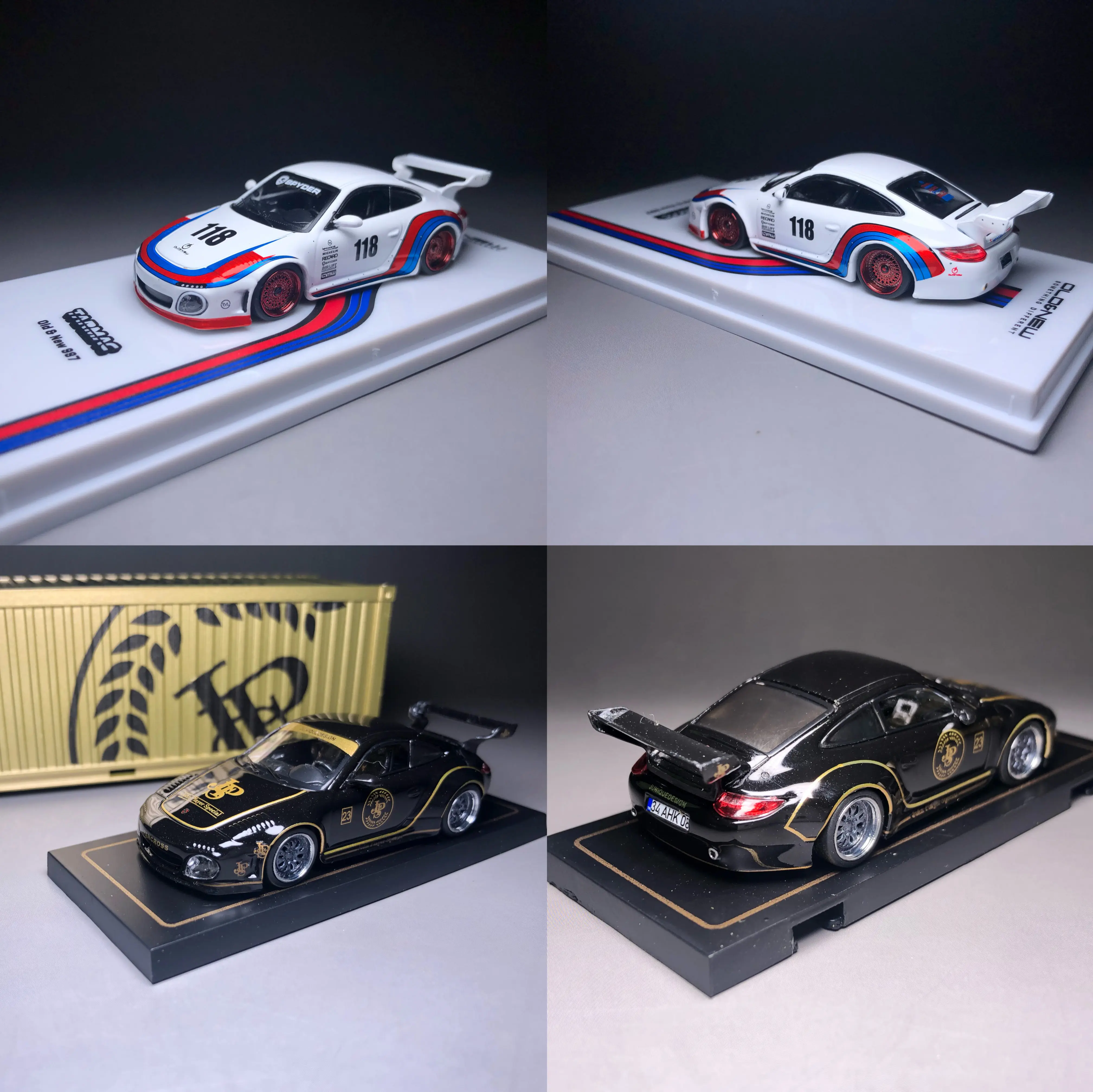 

Tarmac Works 1/64 Old & New 997 Diecast Model Car Collection Limited Edition Hobby Toys