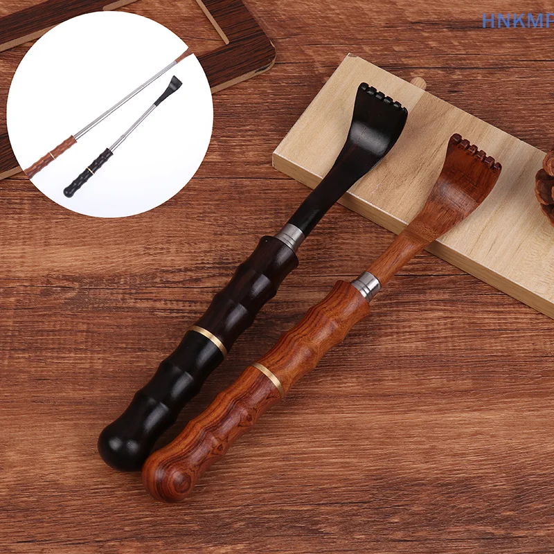 Регулируемый скребок для спины из сандалового дерева массажная палочка