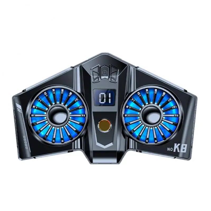 

Мобильный телефон полупроводниковый портативный кулер для большого охлаждения телефона с зажимом, двойной вентилятор охлаждения из алюминиевого сплава, универсальный, 15 Вт